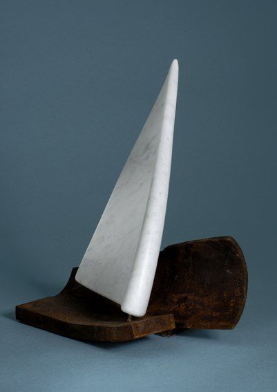Running a Storm - 2007 Marble and metal base